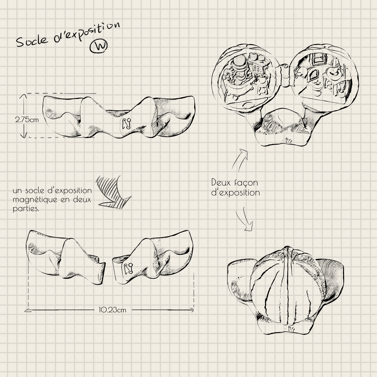 Nooki Pod socle